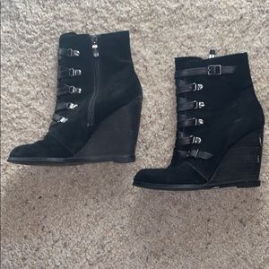 Wedge booties